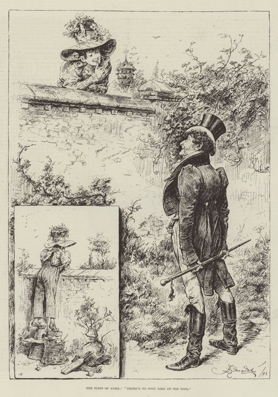 Den første april, Der er ingen fjols som en gammel fjols af Frederick Barnard