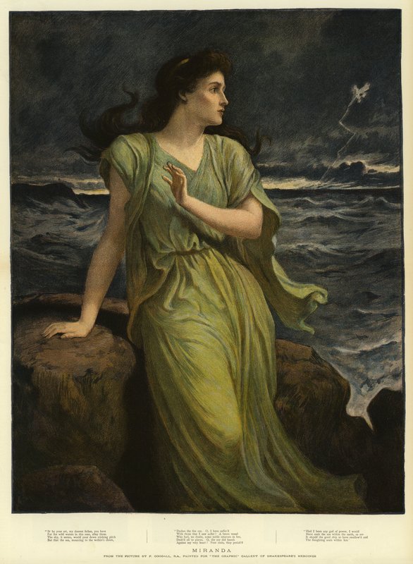 Miranda af Frederick Goodall