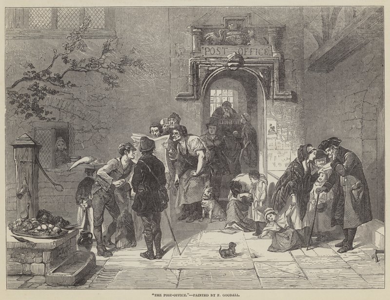 Posthuset af Frederick Goodall