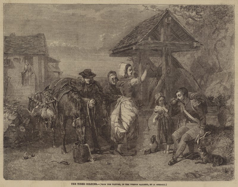 Den trætte soldat af Frederick Goodall