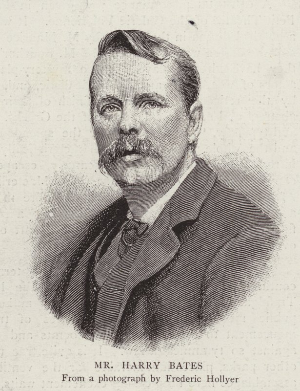 Harry Bates, britisk billedhugger (litho) af Frederick (after) Hollyer