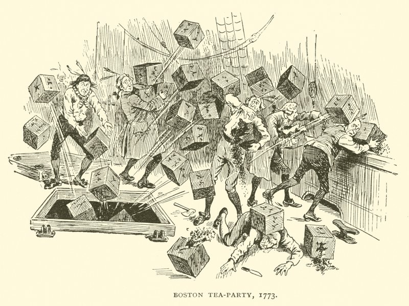 Boston Tea-Party, 1773 af Frederick Burr Opper