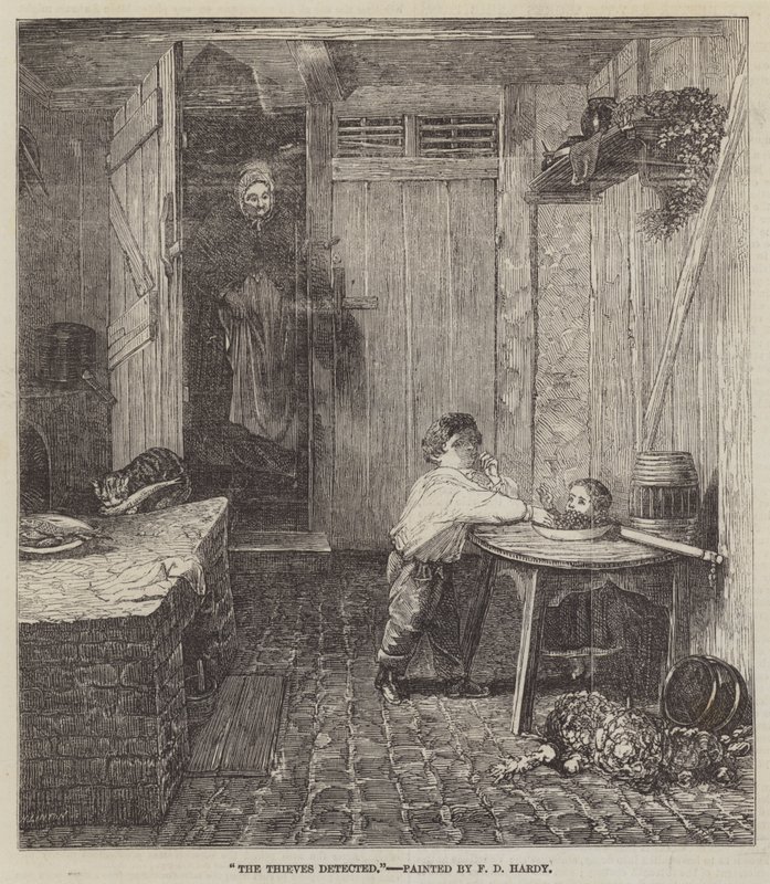 Tyvene opdaget af Frederick Daniel Hardy