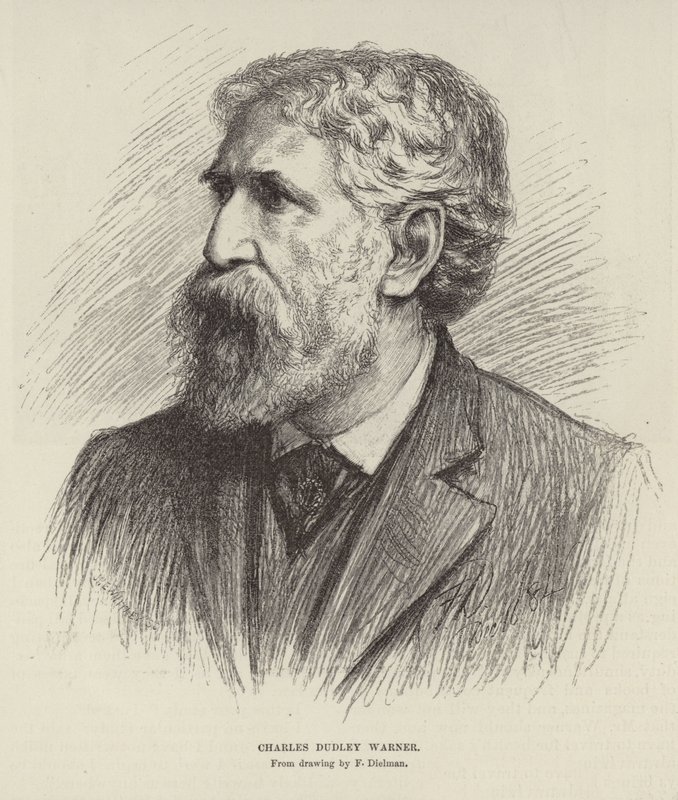Portræt af Charles Dudley Warner af Frederick Dielman