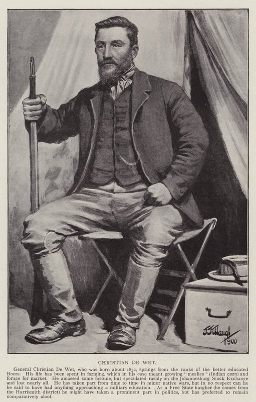 Christian De Wet (litho) af Frederick Judd Waugh