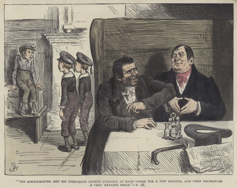 Illustration til Nicholas Nickleby af Frederick L. Bernard