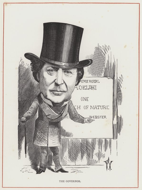 Benjamin Webster, skuespiller af Frederick Waddy