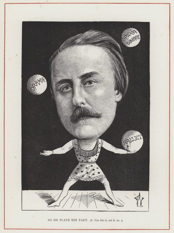John Hollingshead af Frederick Waddy