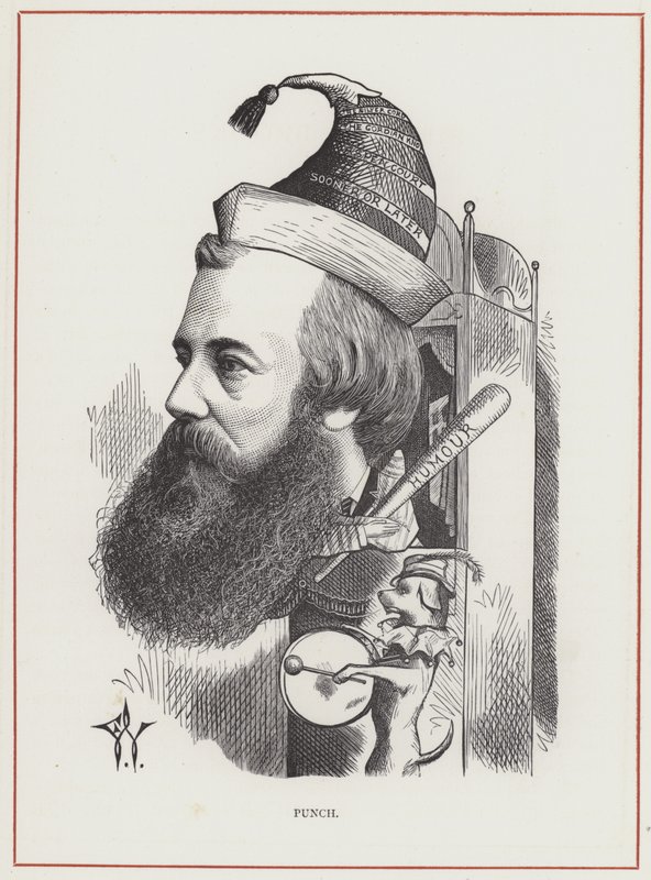 Shirley Brooks, redaktør for Punch af Frederick Waddy