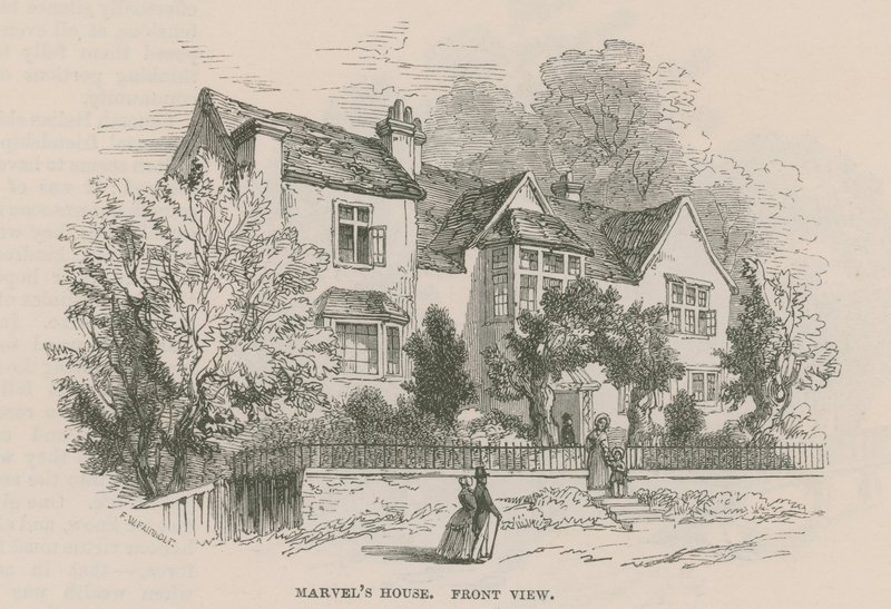 Andrew Marvels hus, Highgate, London af Frederick William Fairholt