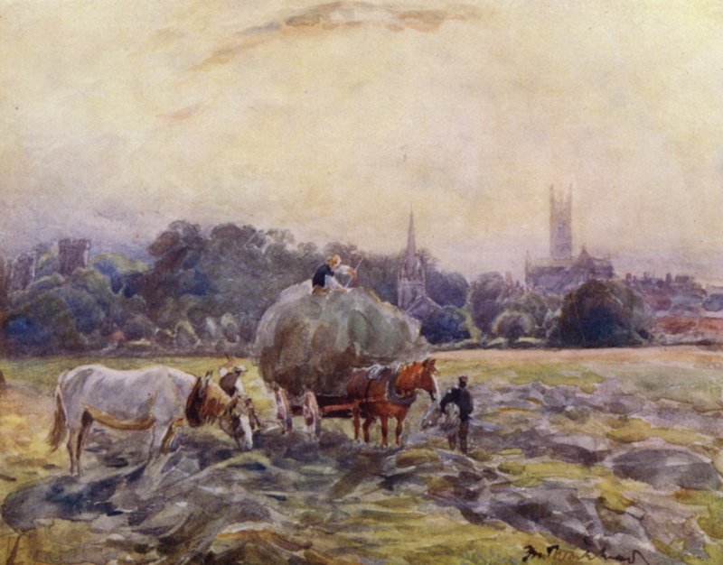 Hayfield, Warwick af Frederick William Newton Whitehead