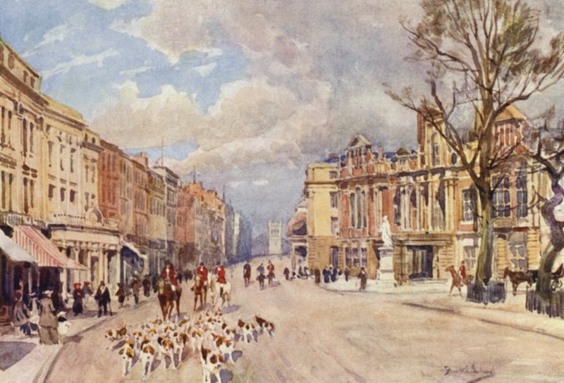 The Parade, Leamington af Frederick William Newton Whitehead