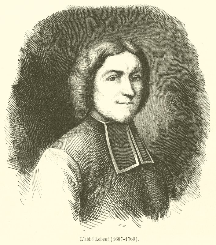 Labbe Lebeuf, 1687-1760 af French School