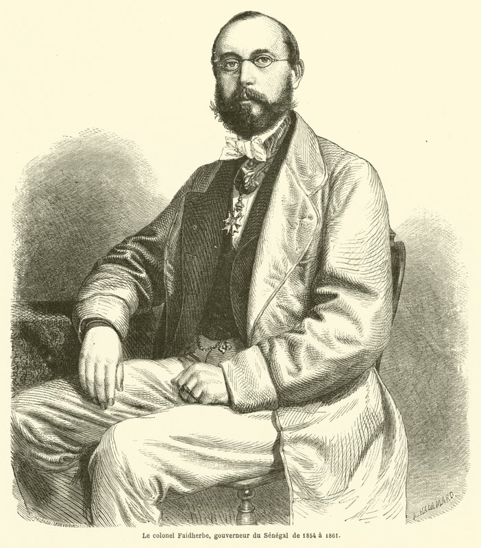 Oberst Faidherbe, guvernør i Senegal fra 1854 til 1861 af French School