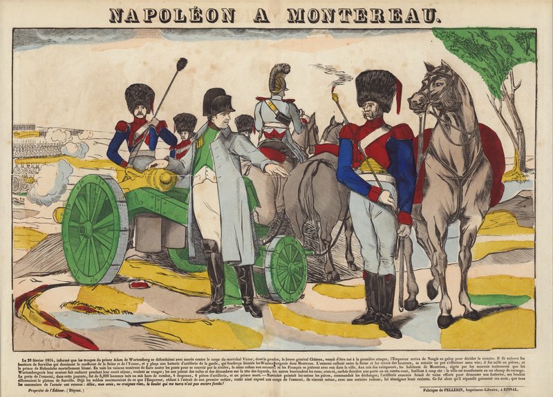 Napoleon A Montereau af French School