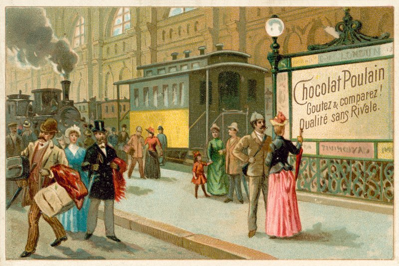 Banegårdsscene af French School