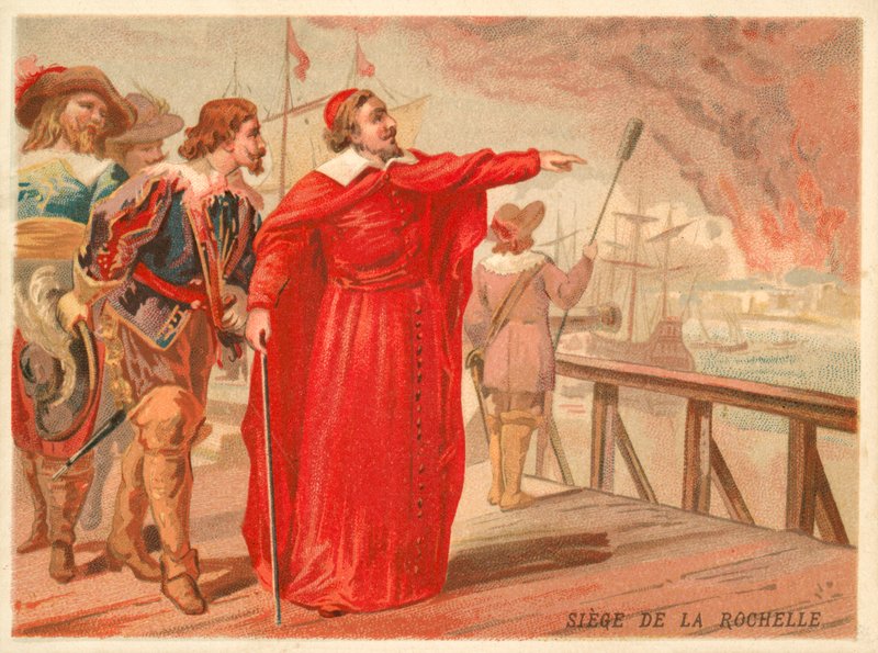 La Rochelles sejre, 1627-1628 af French School