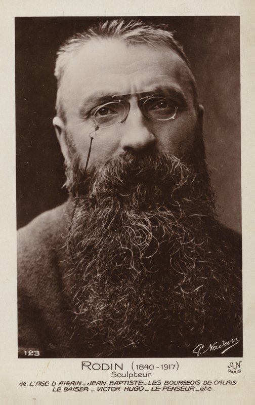 Auguste Rodin, fransk billedhugger af French Photographer