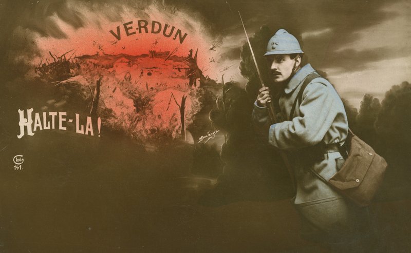 Slaget ved Verdun af French Photographer