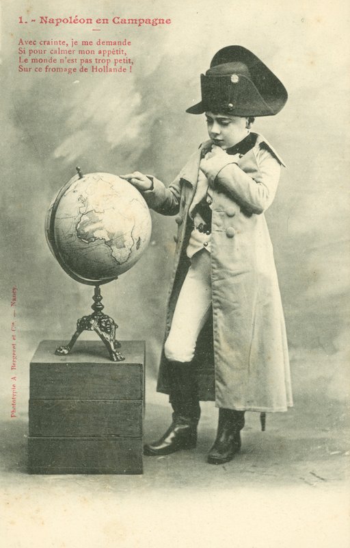 Dreng, klædt ud som Napoleon af French Photographer