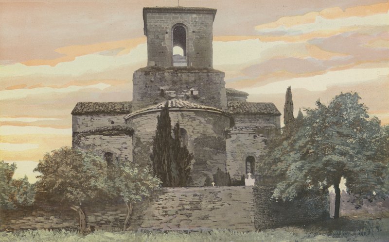 Chabrillan, Gamle Kirke, Apsis af French Photographer