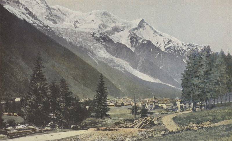 Chamonix, generel visning af French Photographer