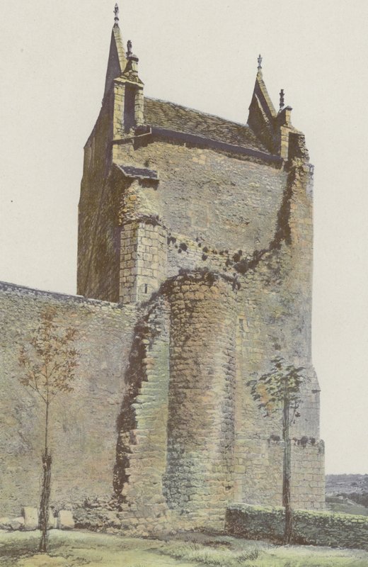 Chauvigny, Chateau dHarcourt, Ensemble S af French Photographer