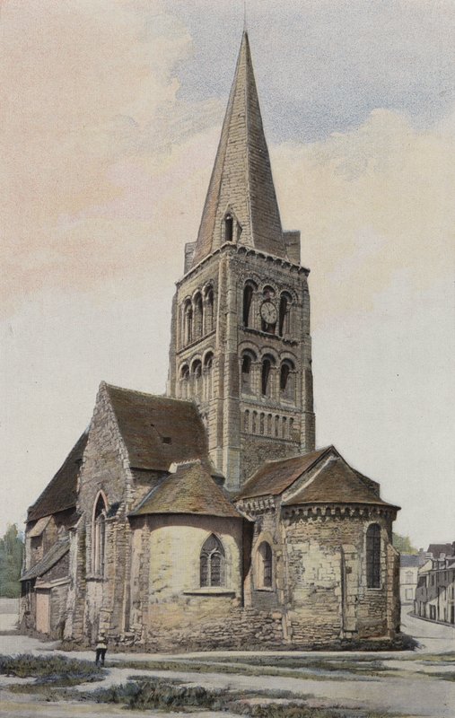 Chemille, Notre-Dame Church, Together S E af French Photographer