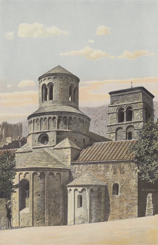 Cruas, Eglise, Ensemble N E af French Photographer