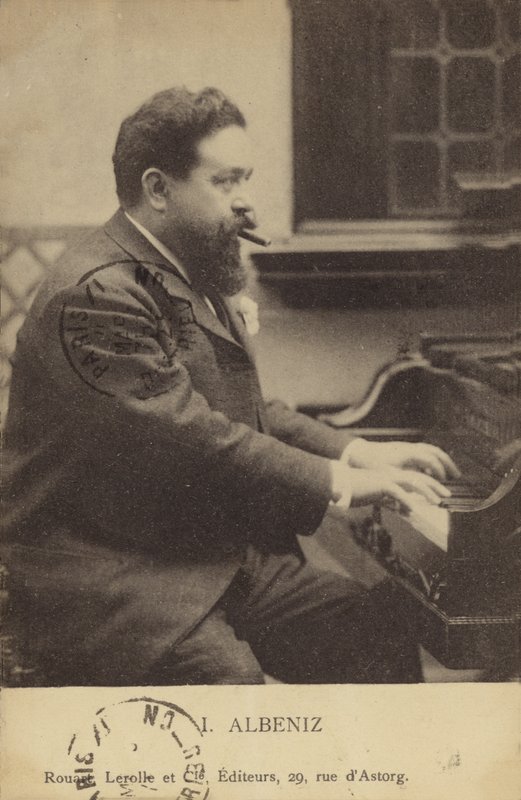 Isaac Albeniz, spansk pianist og komponist (1860-1909) af French Photographer