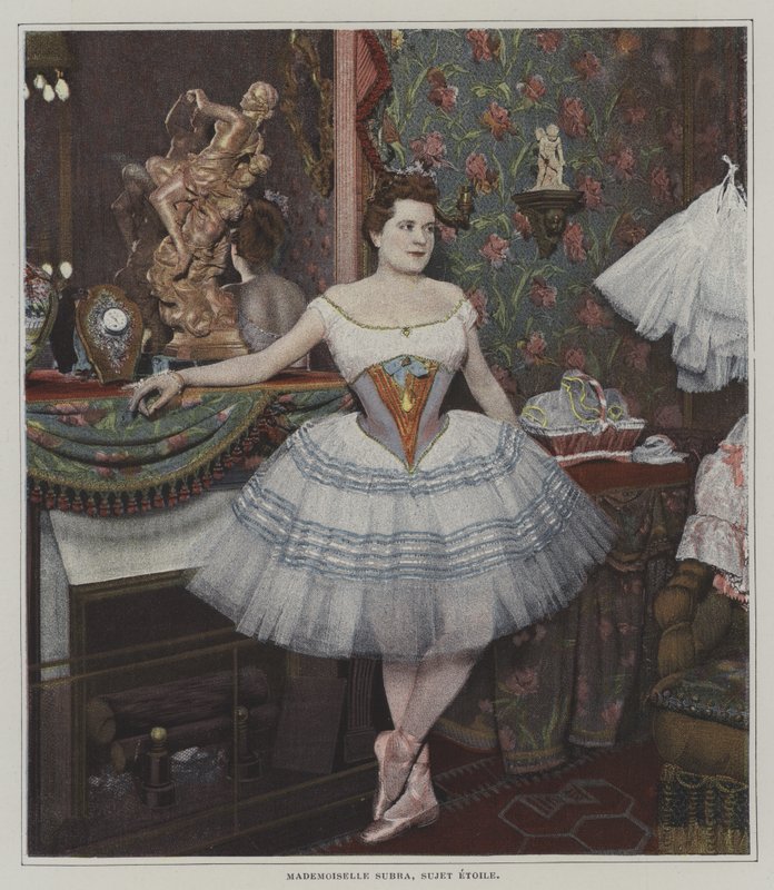 Julia Subra, italiensk balletdanserinde (farvefoto) af French Photographer