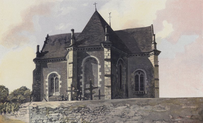 La Bruere, Kirke, Cote de labside af French Photographer