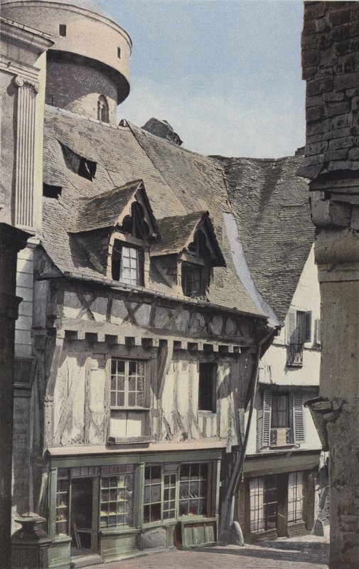 Laval, Gamle træhuse af French Photographer