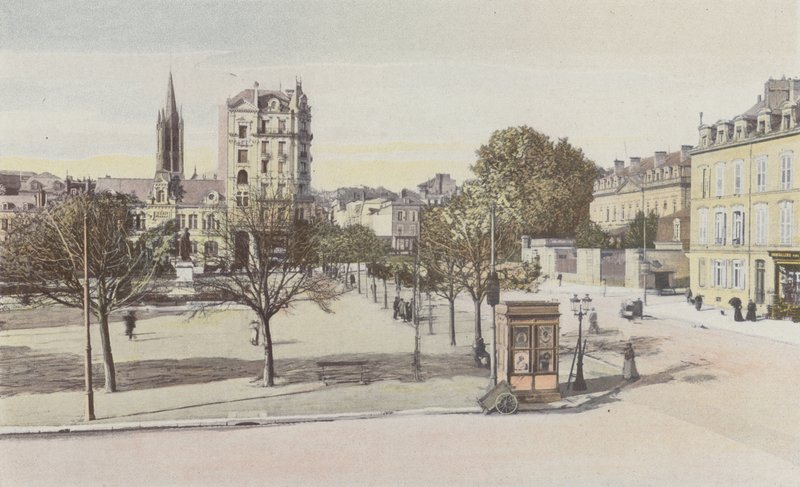 Limoges, Place Jourdan af French Photographer