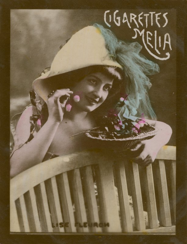Lise Fleuron, pige med kirsebær af French Photographer