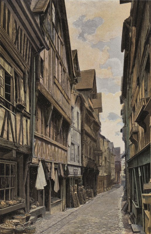 Lisieux, Rue aux Fevres af French Photographer