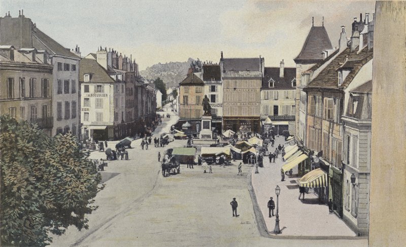 Lons-le-Saunier, Frihedspladsen af French Photographer