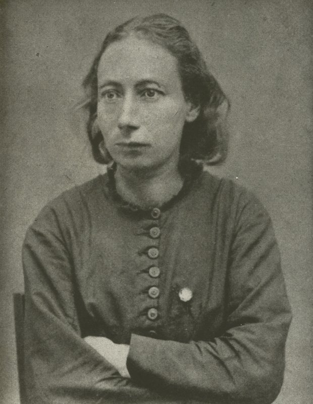 Louise Michel, Paris Kommune (s/h-billede) af French Photographer