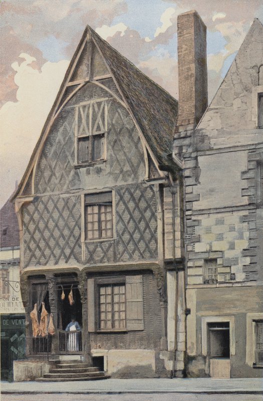 Luynes, Gammelt hus på pladsen af French Photographer
