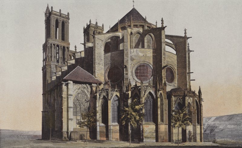 Mantes, Vor Frue Kirke af French Photographer