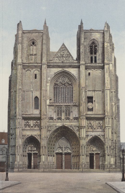 Nantes, Cathedrale, Facade O af French Photographer