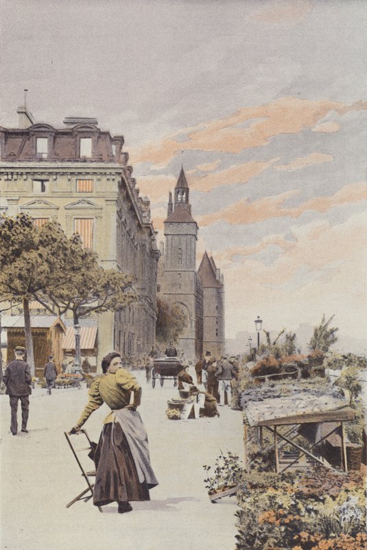 Paris, Quai aux Fleurs af French Photographer