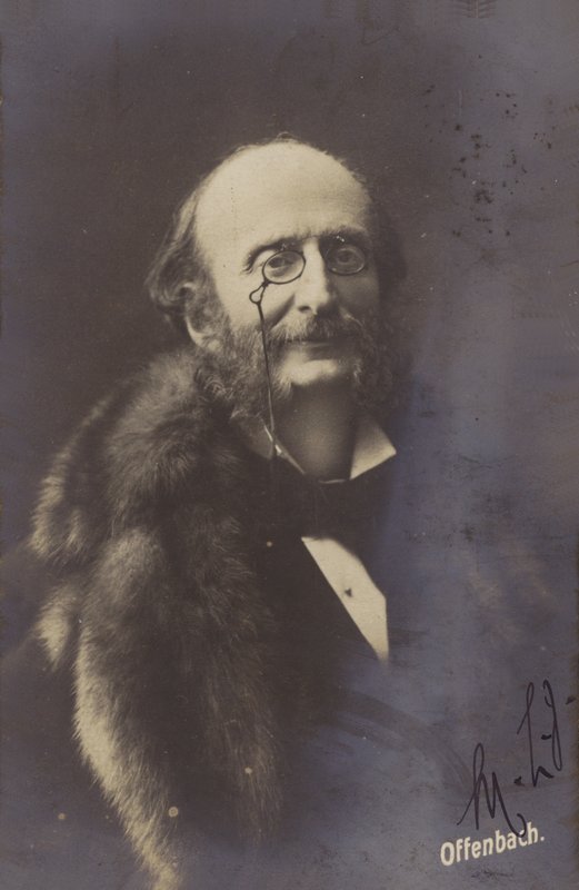 Portræt af Jacques Offenbach af French Photographer