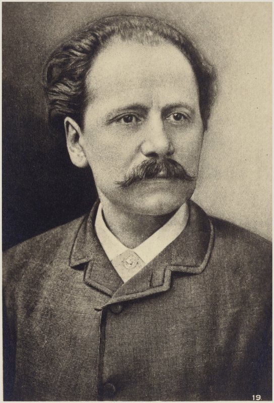 Portræt af Jules Massenet af French Photographer