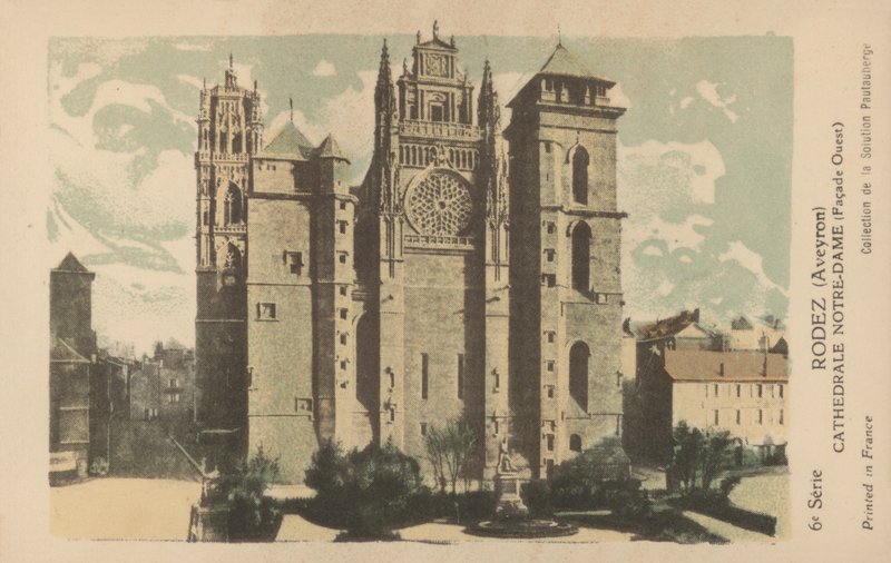 Rodez, Aveyron, Notre Dame-katedralen af French Photographer