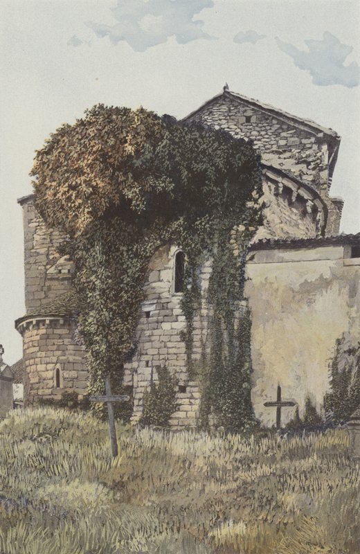 Hellig Kors, Kirke, Apsis af French Photographer