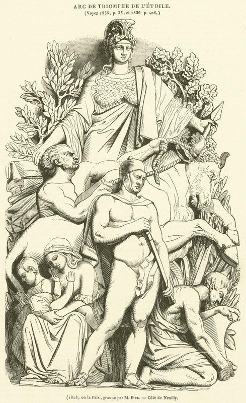 1815, eller Fred (gravering) af French School