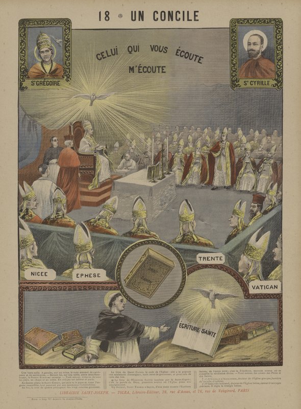Et råd (farve litho) af French School