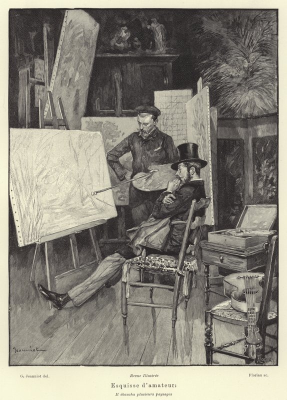 Amatør sketch af French School
