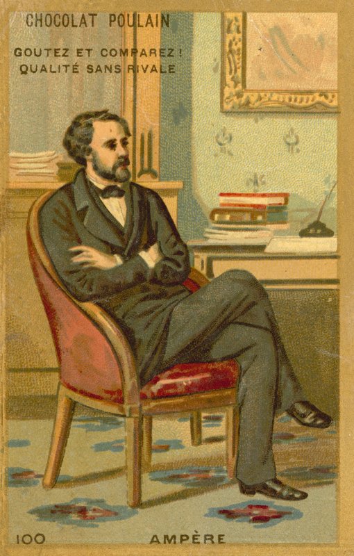 Andre-Marie Ampere, fransk fysiker af French School